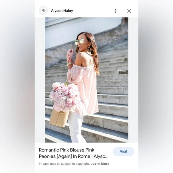 NWT 1. State Revolve Off the Shoulder Sheer Crepe Chiffon Top Pink Taffeta Small - Picture 15 of 16